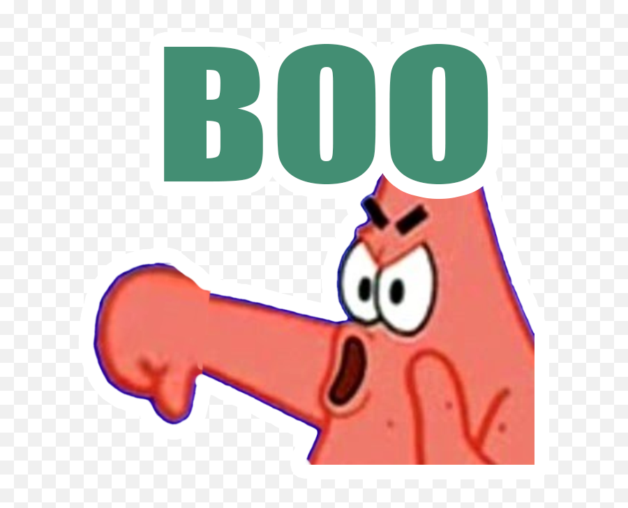 Patrickboo - Discord Emoji Discord Emote Boo,Spongebob Emoji