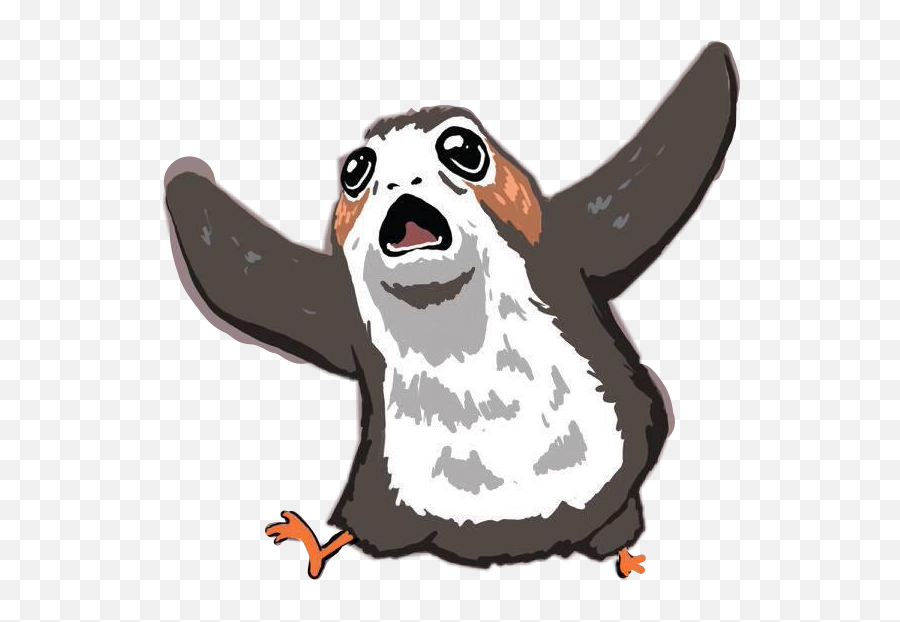 Collection Of Free - Animated Cartoon Emoji,Porg Emoji