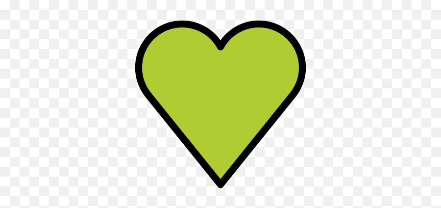 Green Heart Emoji - Horizontal,Emoji Shapes