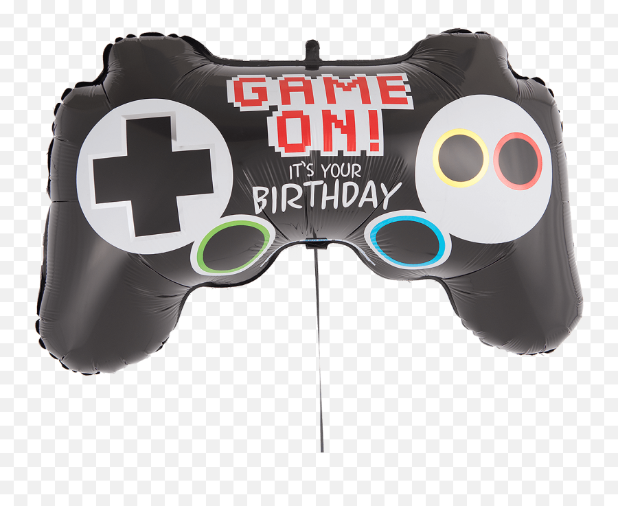 Gaming Controller Birthday Helium Filled Balloon - Balloon Emoji,Gaming Controller Emoji