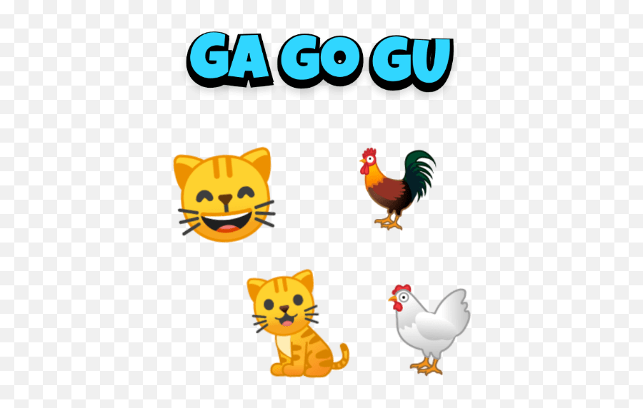 Silabário - Android Emoji,Rooster Emoticon