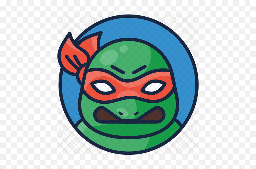 Ninja Turtle Icon Of Colored Outline - Howth Emoji,Google Turtle Emoji