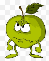 Cartoon apple clipart Free download transparent PNG - Reaction Of Bases With Oxides Non Metals Emoji