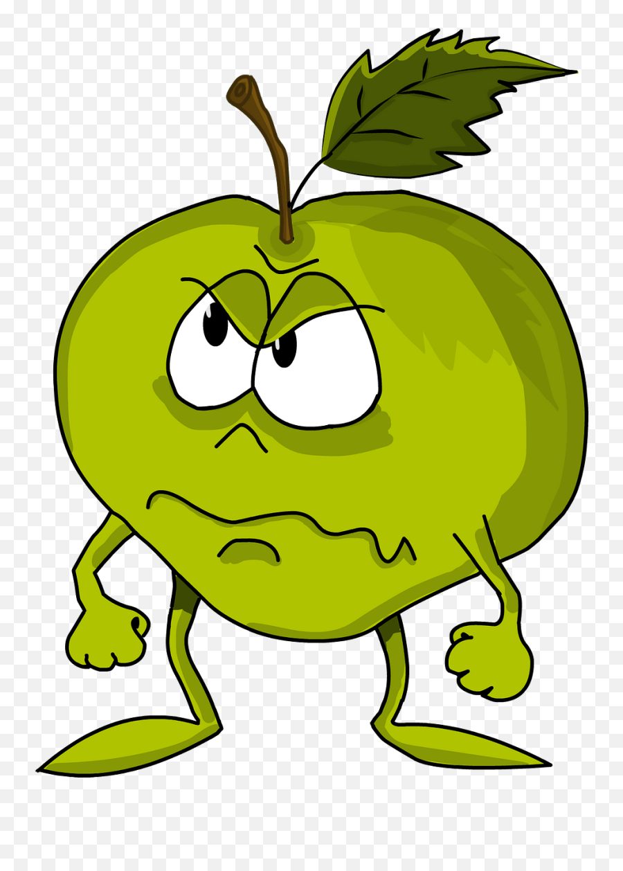 Cartoon Apple Clipart Free Download Transparent Png - Reaction Of Bases With Oxides Of Non Metals Emoji,Apple Sad Emoji