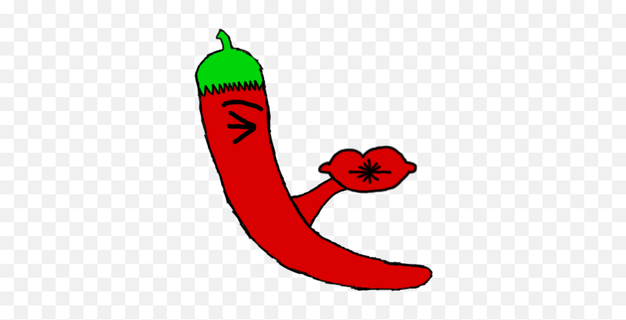 Spicy Emoji A Chibi - Clip Art,Pepper Emoji