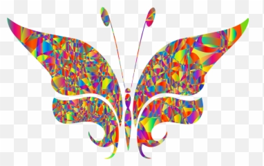 Butterfly Insect Symmetry Computer - Abstract Images Of Butterflies Emoji