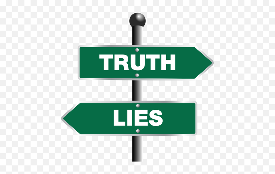 Truth And Lies Vector Image - Truth And Lies Clipart Emoji,Fake News Emoji