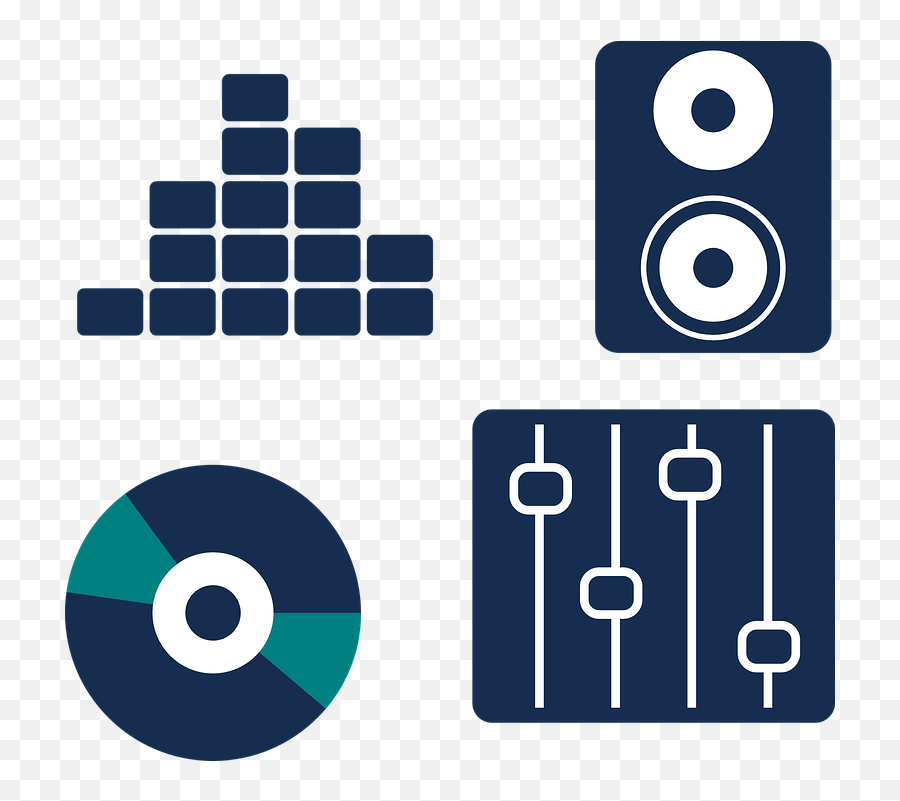 Vinyl Equalizer Speaker - Ecualizador Vector Emoji,Vinyl Record Emoji