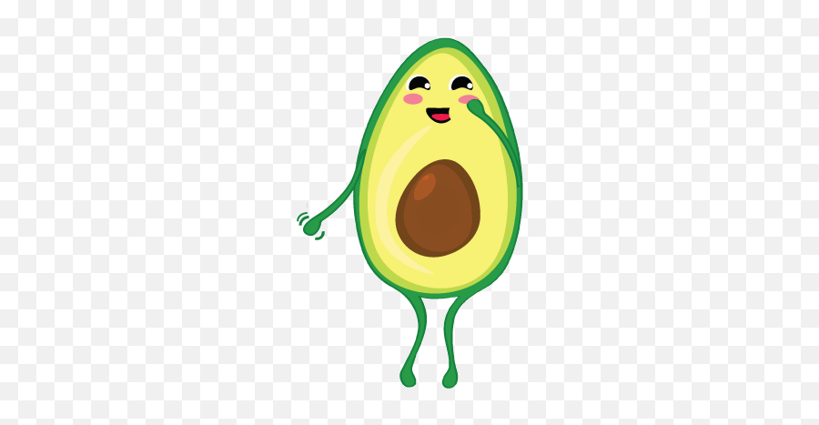 Avocados Stickers - Clip Art Emoji,Avocado Emoji Png