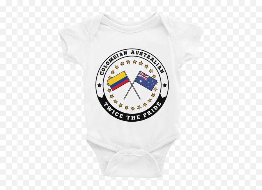Colombian Australian Baby Romper - Infant Emoji,Colombian Emoji