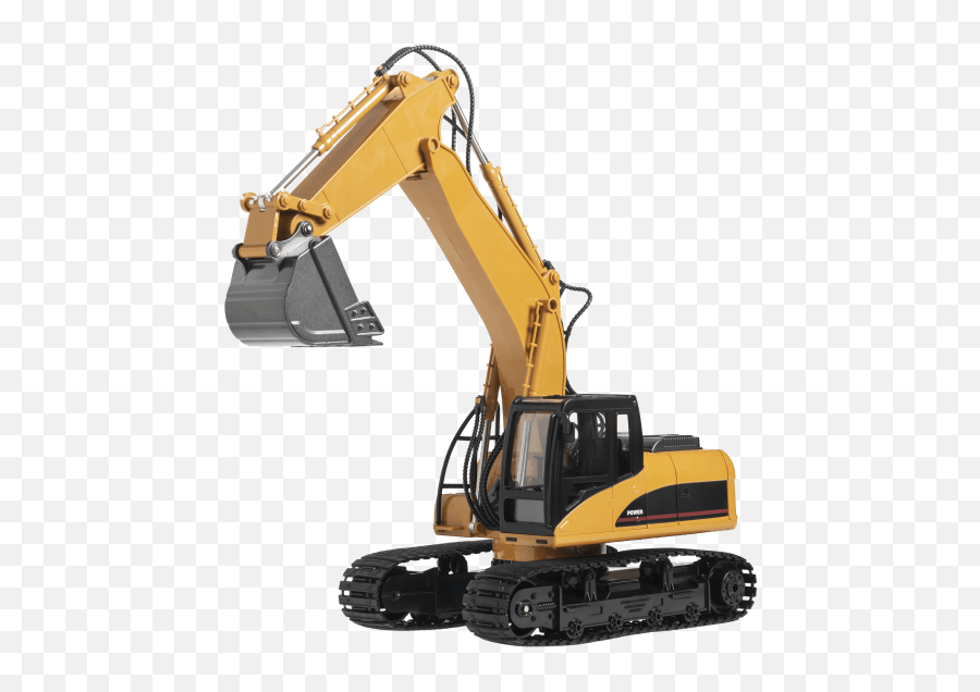 14 Scale Excavator With Metal Shovel - Rc Power Construction Vehicles Emoji,Guess The Emoji Radio Mute