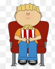 Bee Eating Popcorn Clipart Pack - Person Emoji