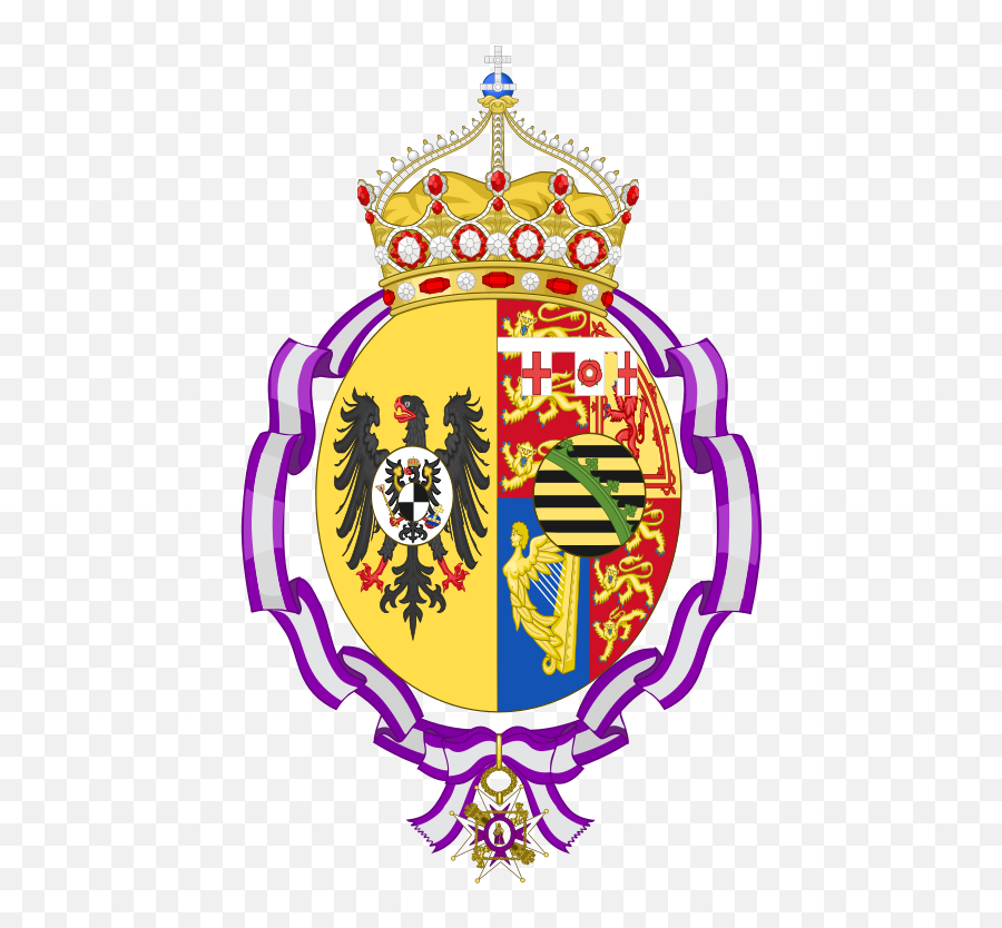 Coat Of Arms Of Victoria Of The - Brazil Empire Coat Of Arms Emoji,Flag Of Spain Emoji