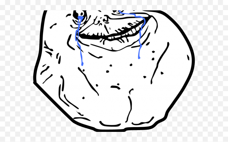 Download Forever Alone Clipart Troll - Forever Alone Face Png Emoji,Forever Alone Emoji