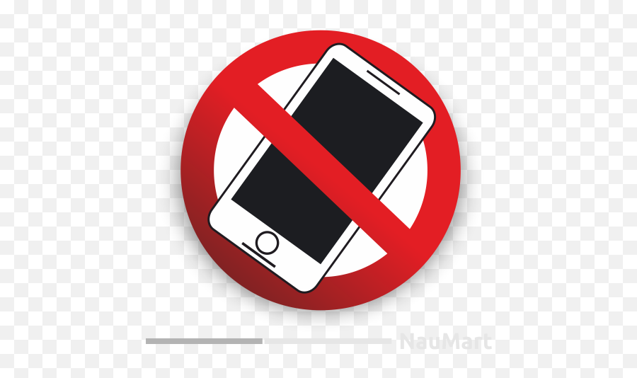 No Phone Sign - Cell Phone Prohibited Sign Emoji,No Phone Emoji