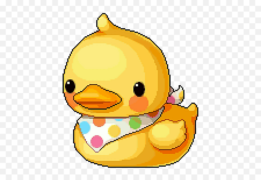 Kawaii Clipart Duck Picture - Kawaii Rubber Duck Png Emoji,Duck Emoticon Text