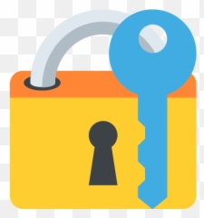Closed Lock With Key Emoji For Facebook Email Sms - Lock And Key Text Emoji,Key Emoji
