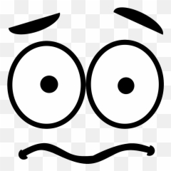 Cute Outline Face Art Emoji PNG Clipart Mart - Circle