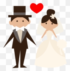 Groom Bride Rings Gift Wedding Mariage Couple - And Vector Png Emoji