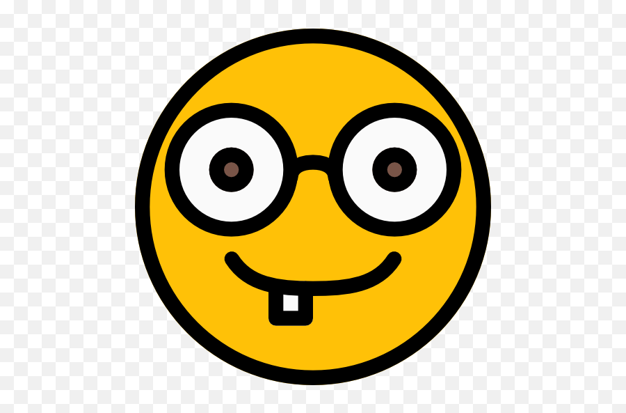 Nerd - Free Smileys Icons Icon Emoji,Nerd Emoticon