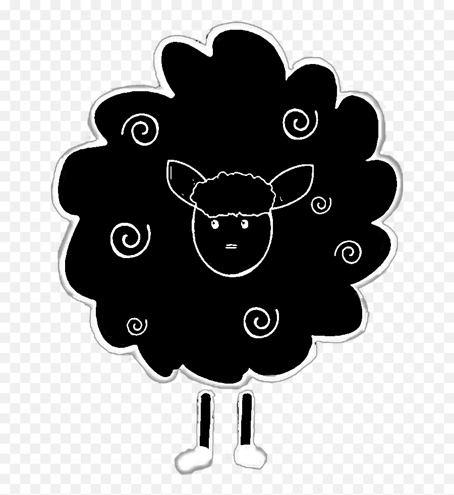 Freetoedit Myedit Myremix - Illustration Emoji,Black Sheep Emoji