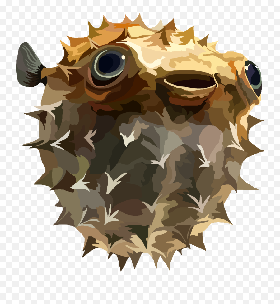 Fishpufferfishbrown Freetoedit - Blowfish Emoji,Pufferfish Emoji