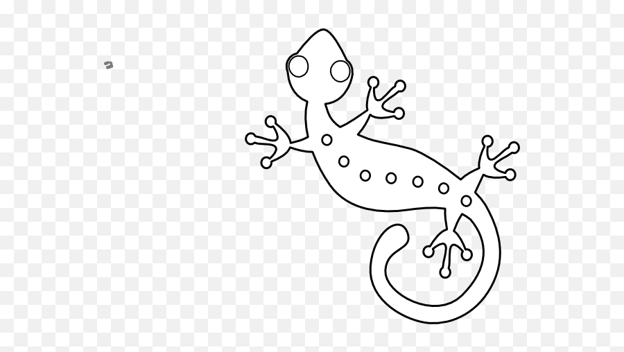 Lizard Clipart Black And White - Lizard Clipart Black And White Emoji,Gecko Emoji