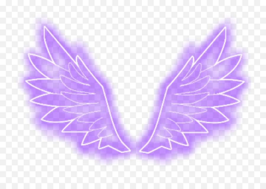 Angel Wings Art Cute Emoji Wallpaper - Alas Neon Png,Emoji Wings