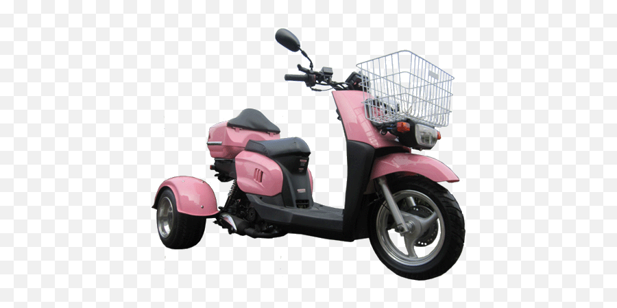 50cc 3 Wheel Trike Scooter With Large - 3 Wheel 50cc Scooter Emoji,Scooter Emoji