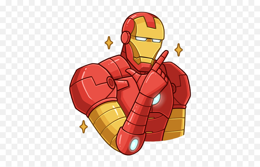 Vk Sticker - Iron Man Sticker Png Emoji,Iron Man Emoji