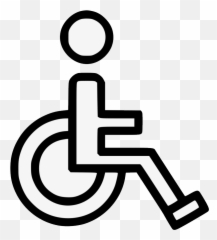Disabled Handicap Symbol Png - Icon Emoji