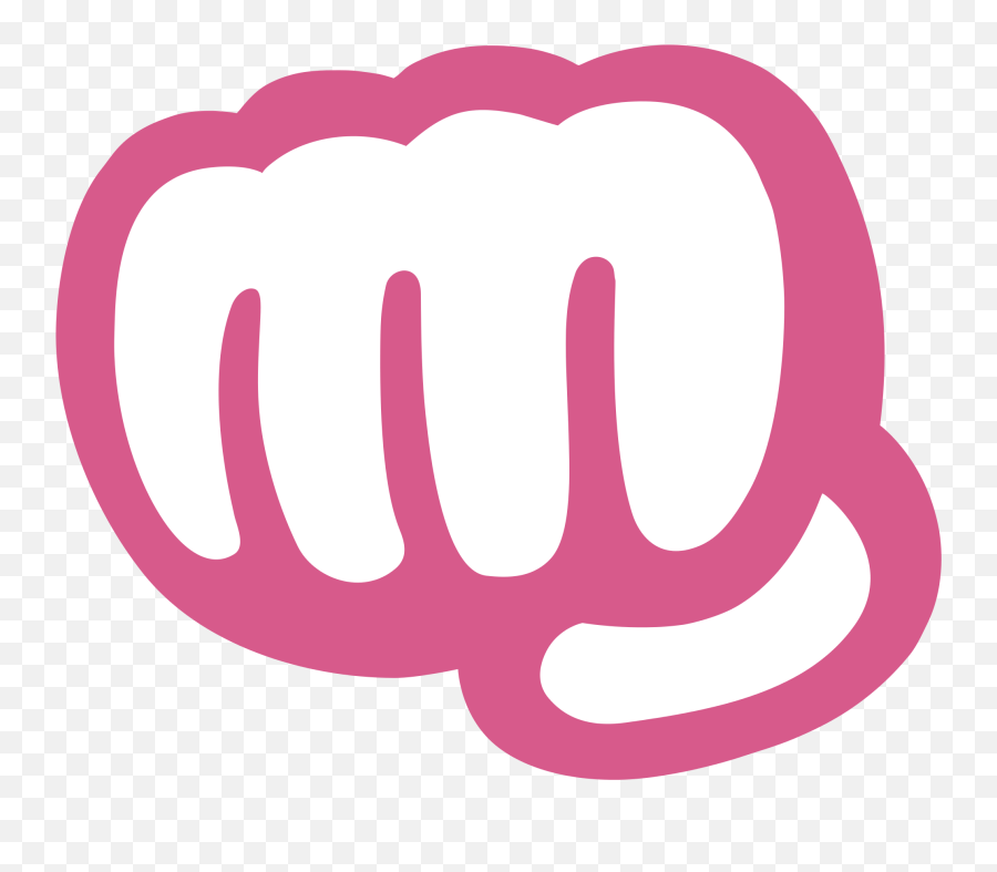 Emoticon Fist Transparent Png - Fist Icon Emoji,Pink Emojis