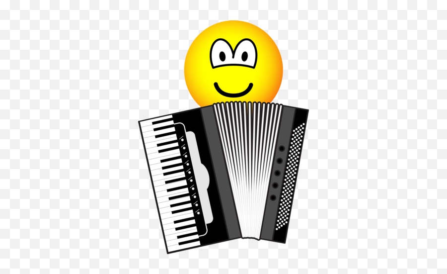 Accordion Playing Emoticon - Accordion Emoji,Instrument Emojis