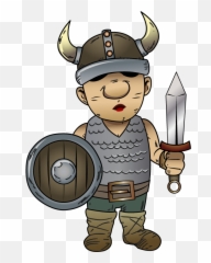 Free Viking Clipart Idea 2 - Viking Cartoon Transparent Emoji,Viking Helmet Emoji