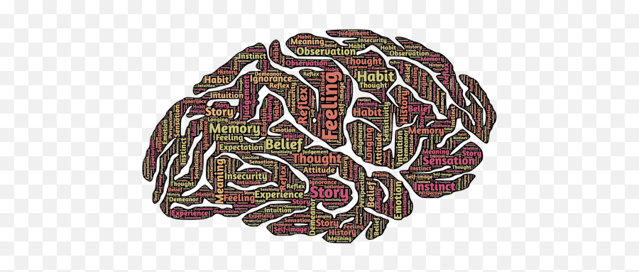 Tipografía De Cerebro - Brain Png Silhouette Emoji,Emotion Con