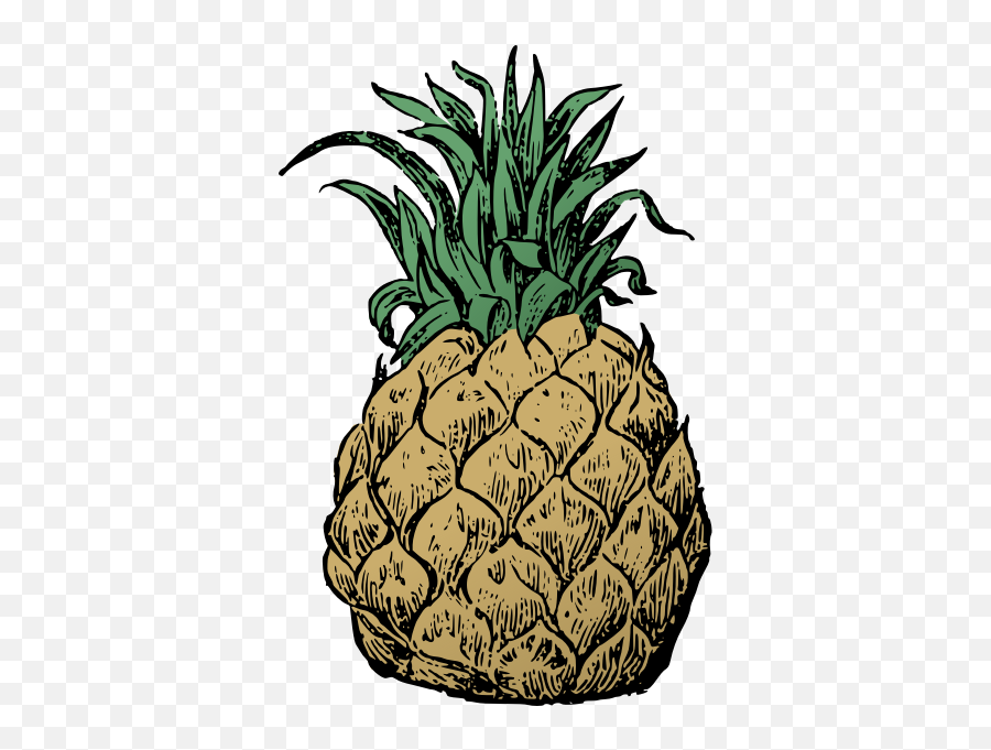 Basic Pineapple - Clip Art Emoji,Cherry Pie Emoji