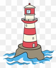 How To Draw A Lighthouse - Drawing Of Lighthouse Emoji,Lighthouse Emoji