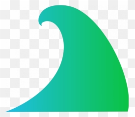 Ocean Wave 3 - Green Clipart Emoji