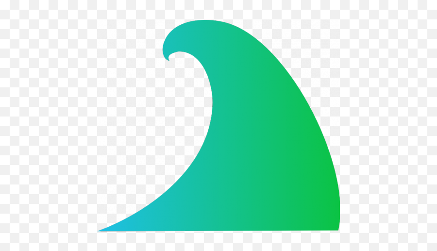 Ocean Wave 3 - Green Wave Clipart Emoji,Blue Wave Emoji For Twitter