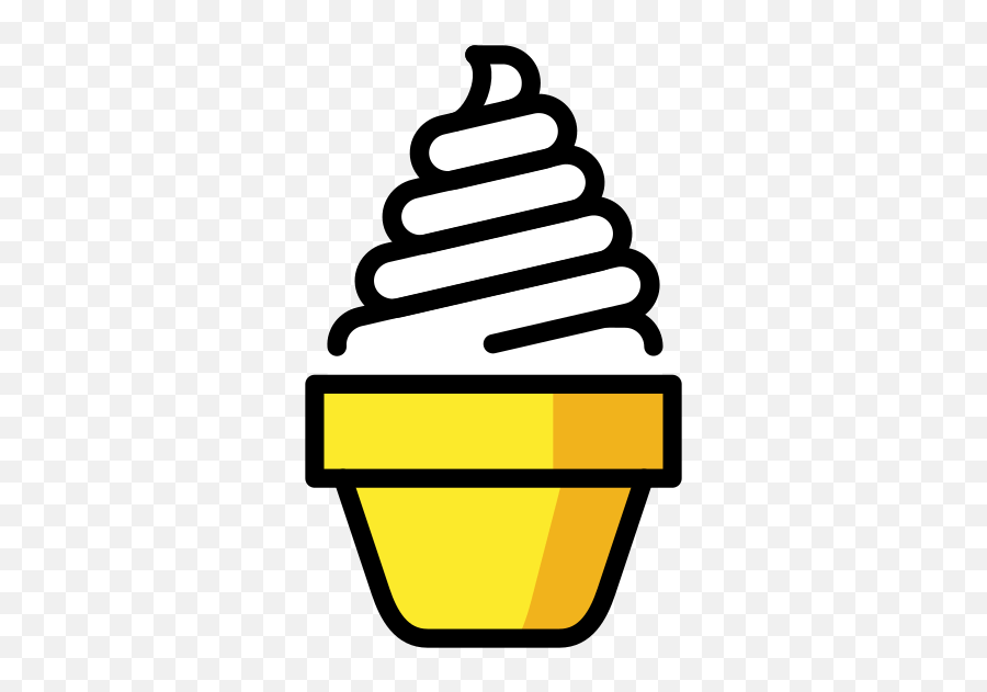 Soft Ice Cream - Illustration Emoji,Icecream Emoji