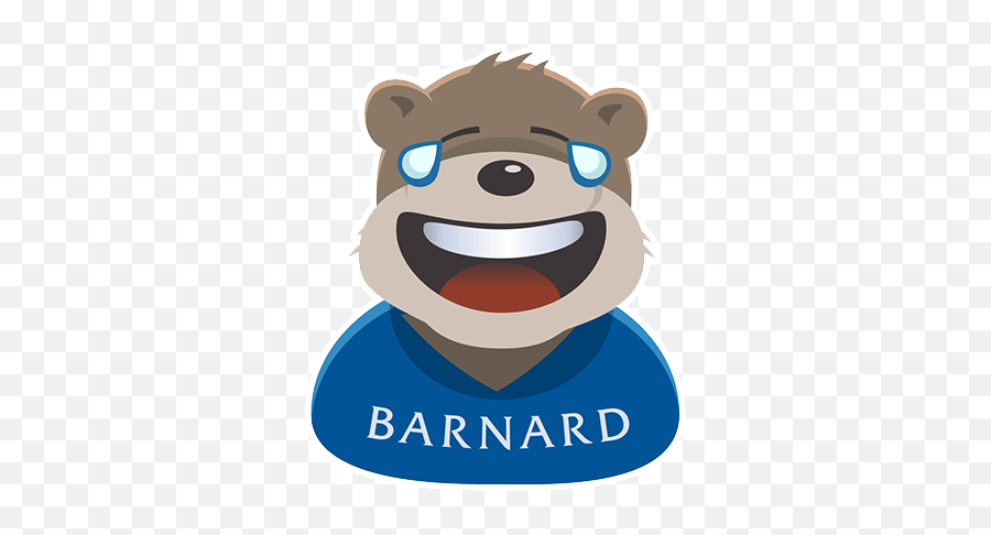 B - Barnard College Mascot Emoji,Bemoji