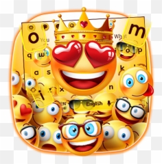 Glossy Emoji Keyboard Theme - Gif Wallpapers U2013 Programme Op Smiley,Hipster Emojis