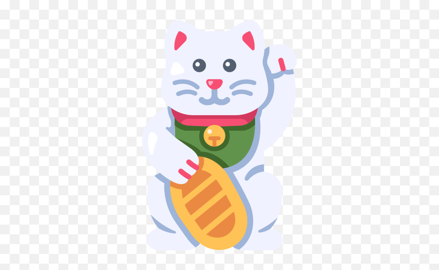 Cat Culture Happy Japan Luck Lucky - Cartoon Emoji,Neko Emoji