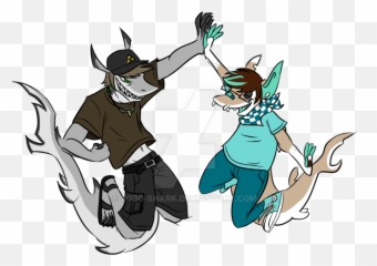 Great White Shark Furry Fandom Drawing Art - Great White Shark Furry Emoji,Furry Emoji