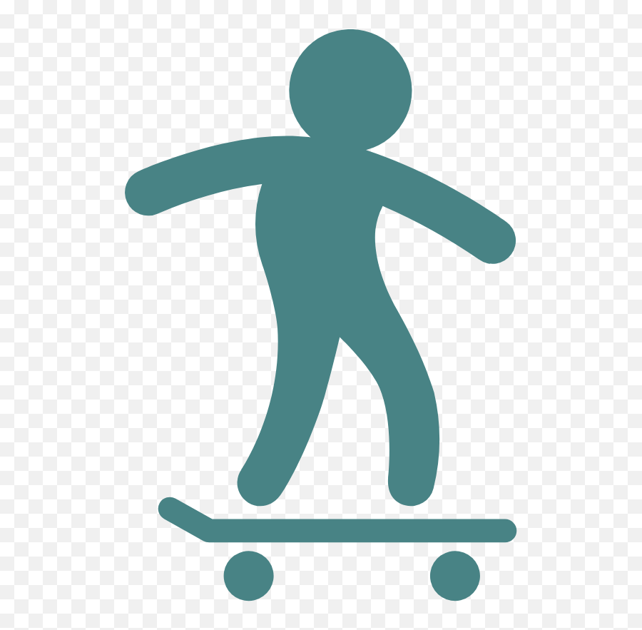 Skateboarding Person Graphic - Old School Board Emoji,Hang Loose Emoji