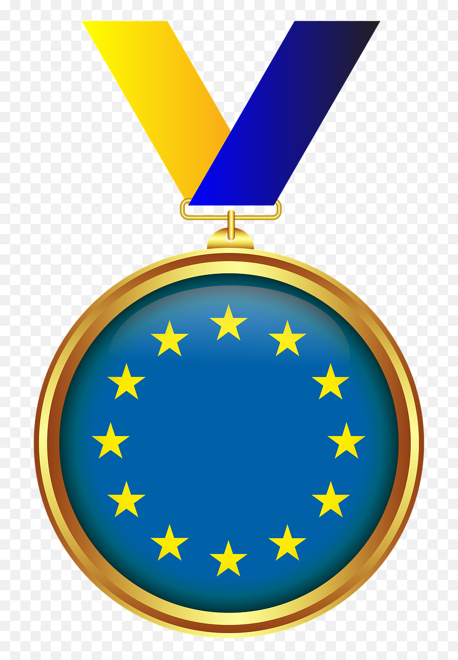 Medal Gold Tape Transparent Background Decoration - Made In Europe Label Png Emoji,B Emoji No Background