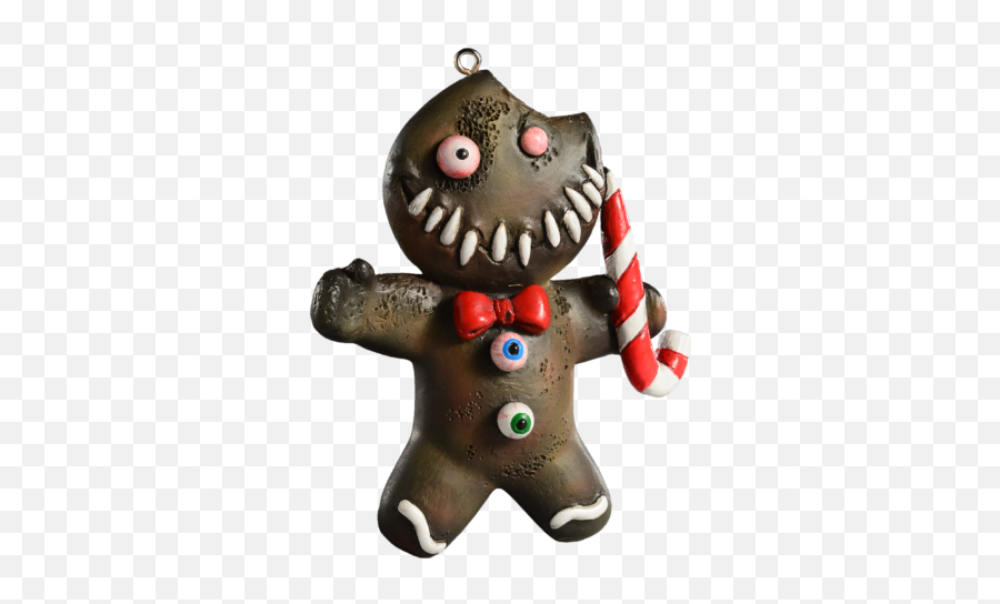 Pin - Scary Gingerbread Man Transparent Emoji,Gingerbread Man Emoji