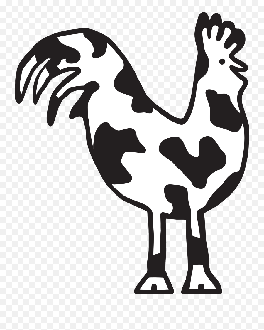 Colorful Cows Are Great At Chasing Away Colds U2022 Cow And - Comb Emoji,Rooster Emoticon