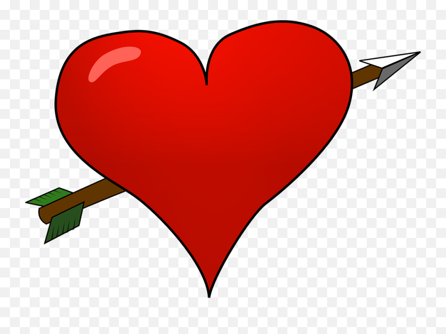 Arrow Clipart Valentines - Saint Day Clip Art Emoji,Valentines Emoji