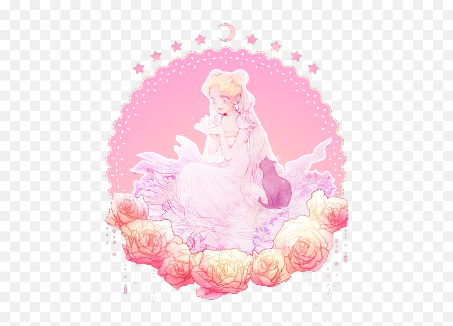 Pink Transparent Princess Serenity - Paramount Pictures Logo Png Emoji,Sailor Moon Emoji